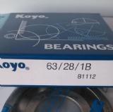 KOYO Deep groove ball bearing 63-28 C3 original non-standard bearing motorcycle bearing 25*62*24mm